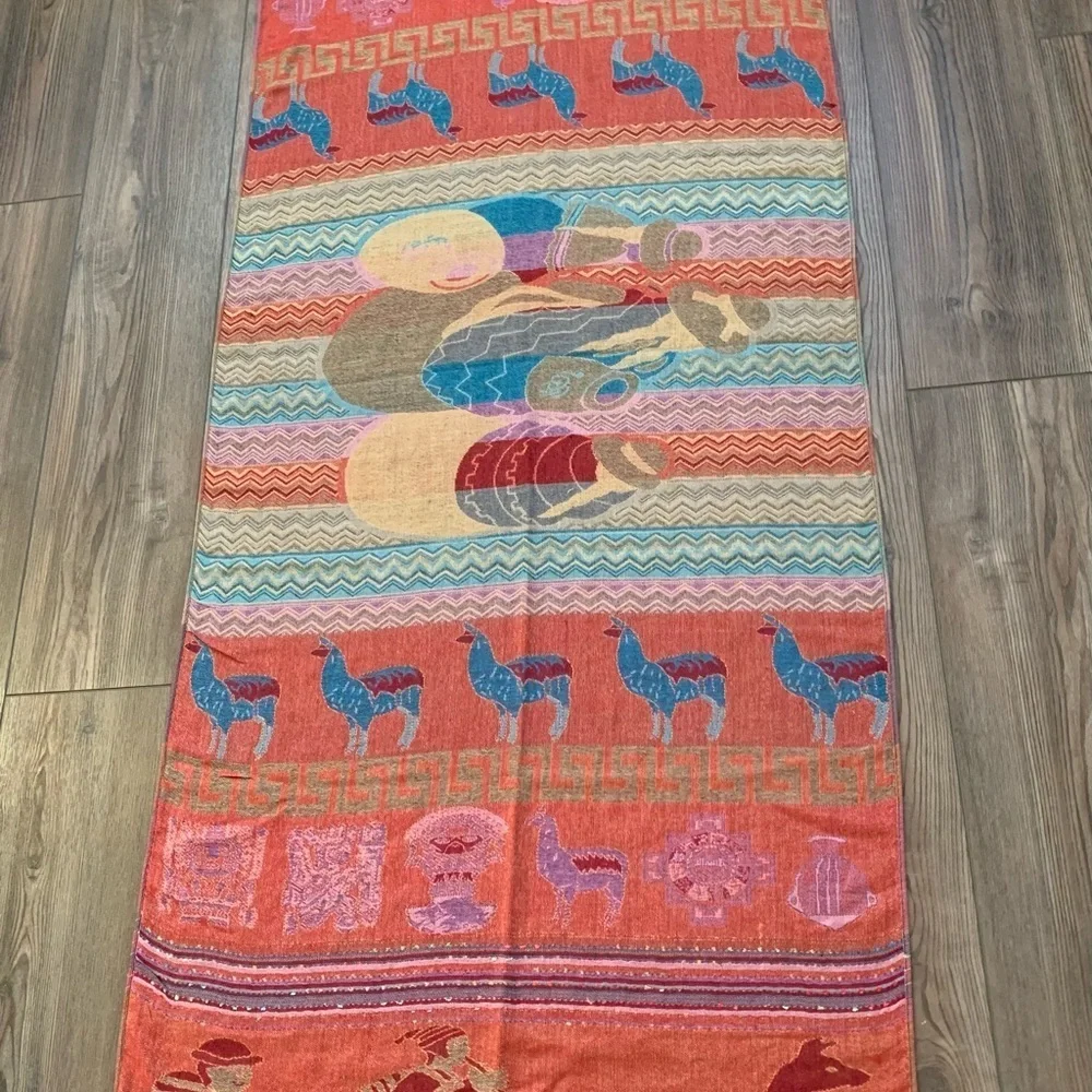 Colorful Patterned pashmina